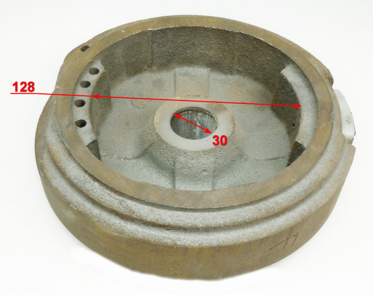 Маховик для МР-100(8) HAY, MPD-100(20) KEM,DY5000L-9500L,МК-13000,15000,17000(4) MEI