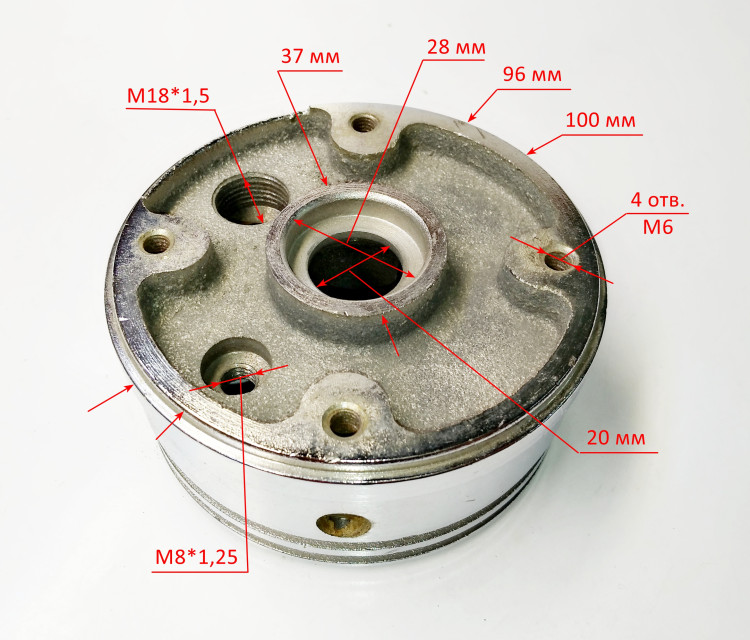 Крышка масляной камеры для СН-100В c ZJH50 по ZJH68