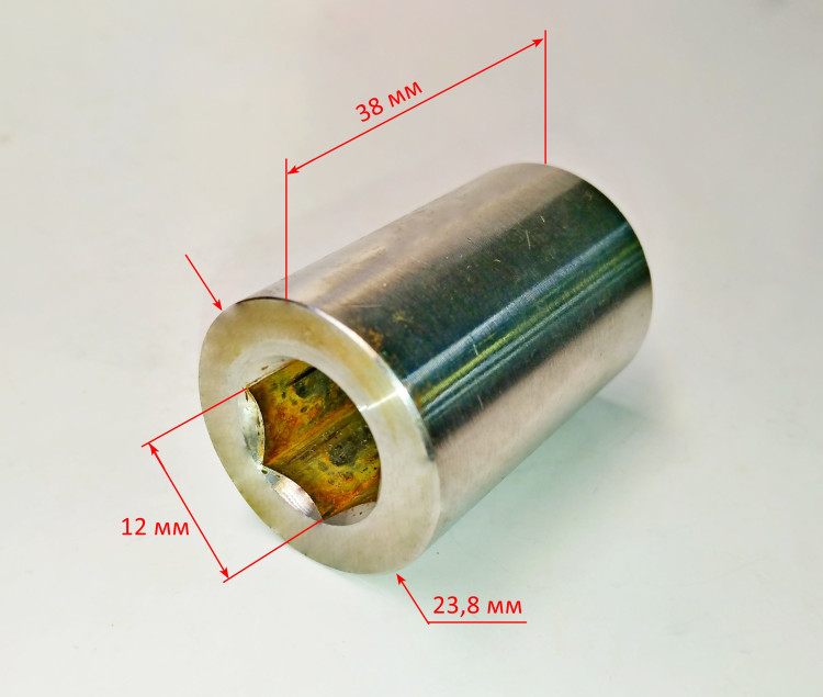 Муфта соединительная D=23,5мм, L=38мм для СН-55(410 05) DMN