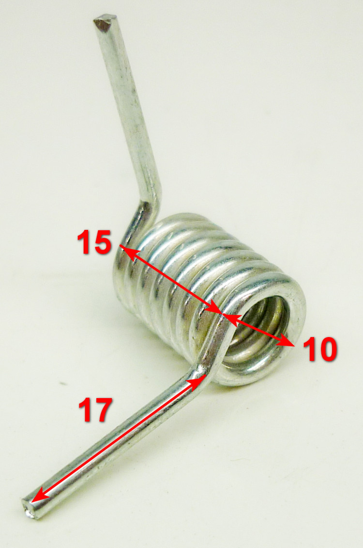 Пружина 1,5х10х14мм регулировки высоты для ELM-1400T(24), GLM-3.5LT(23), CLM-36Li(25) SAF