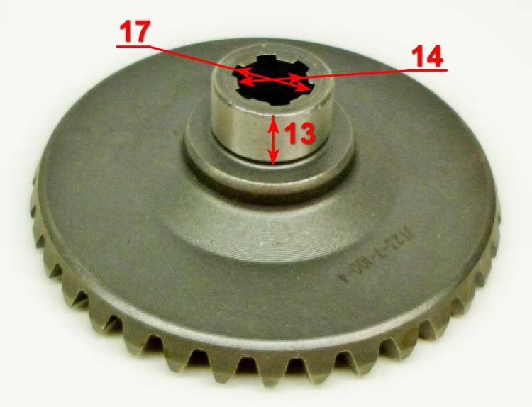Зубчатое колесо для МК-8000М(4) SEC