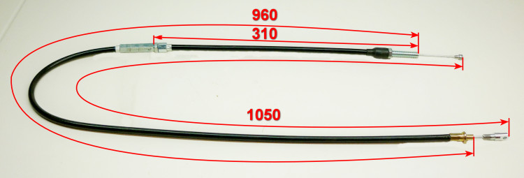 Тросик сцепления L=1050х950мм для МК-7000(7) HUC