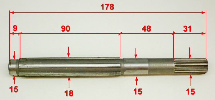 Шток выбора передач для МК-7800ML(29) HUC