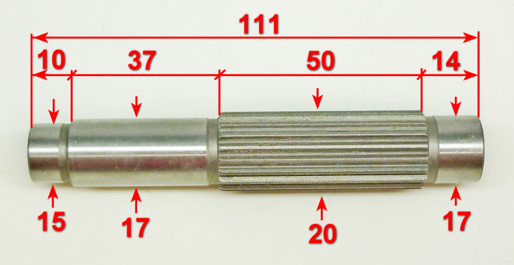 Вал первичный для МК-7800ML(7) HUC