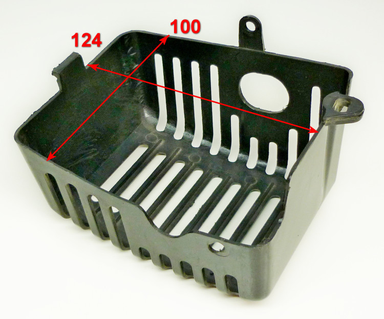 Кожух глушителя для TR-800-1000(E6) TPW, TR-1300T, 1500T(28) TFY, GGT-860U, GGT-1000T/S