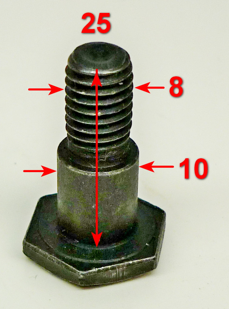 Винт сцепления для TR-800-1900(B20)TPW, GGT-1900-2900(2) с TPW22, 860U, 1000-1900T/S