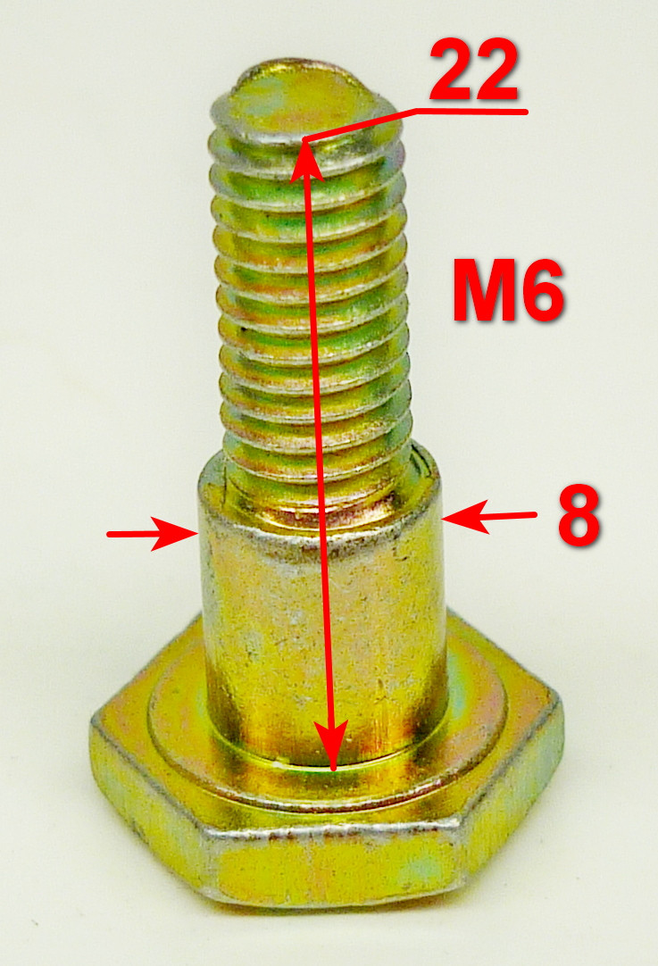 Винт сцепления M6x22 для  GGT-750U, GGT-800T/S