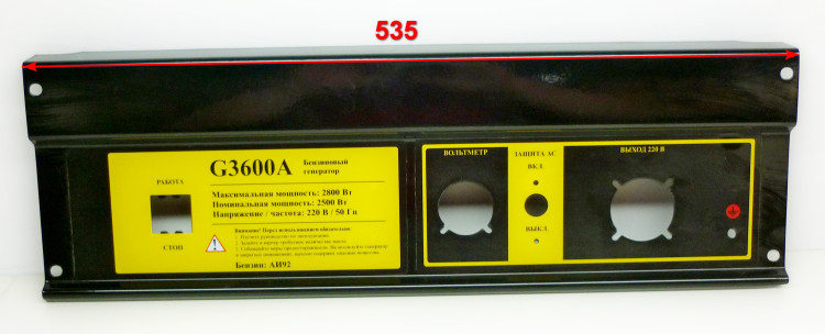 Лицевая панель для G3600A(101) Eurolux LBN