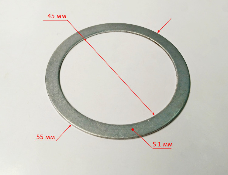 Прокладка 45x54.7x1 для П-1400к-в(10) SKT