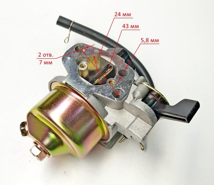 Карбюратор для MP-50,MPD-80 YTR, MP-80(56),50, MPD-80(63) KEM, МК-7000М,7500 (34) SEC