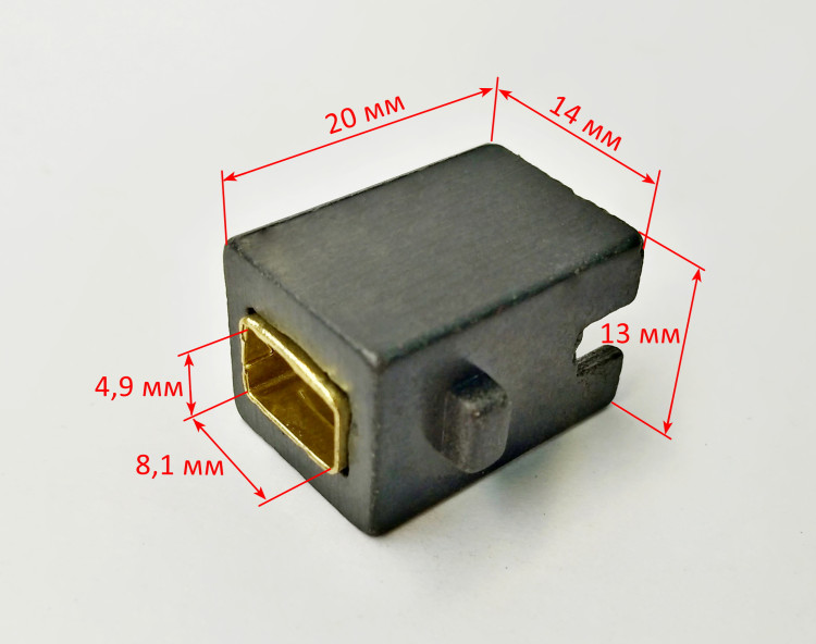 Корпус угольной щетки для ДУ-13/580(19) Ресанта GUX