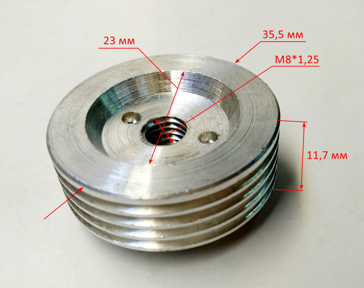 Шкив ведомый для ЛШМ-75/800(5) Вихрь KNT