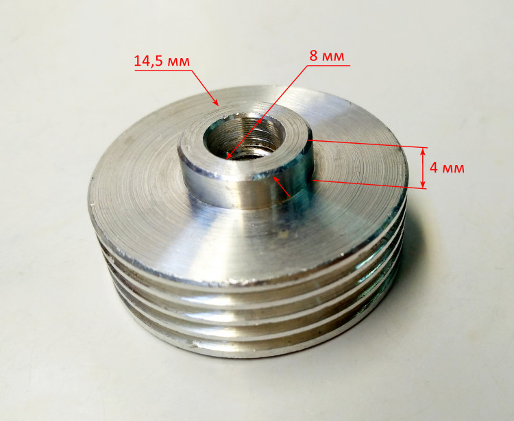 Шкив ведомый для ЛШМ-75/800(5) Вихрь KNT