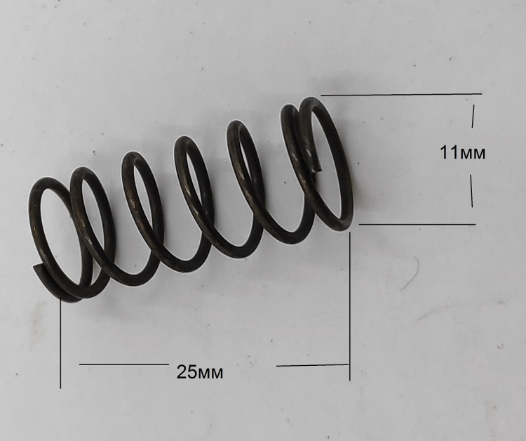 Пружина 0,9х11х27 мм для УШМ-180/1800,230/2300(47) CYC, 230/2300 Ресанта GUX