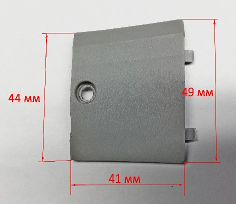 Левая крышка щёточного узла для УШМ-180/1800, 230/2300 Ресанта ZMD