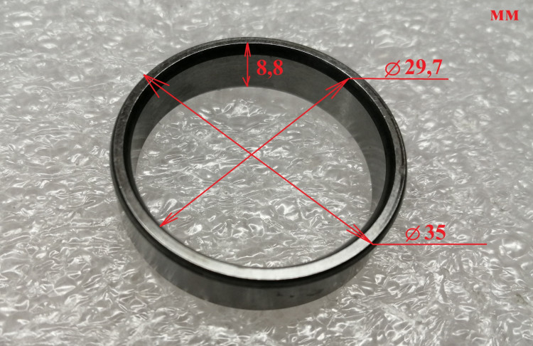 Втулка 35х29,7х8,8мм для П-28-800К(9-1), П-30-900К(7-2) BNY, П-30-900К(8-1) с BNY027