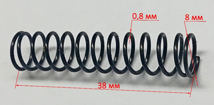 Пружина клавиши выключателя для ПТ-210(100) HMI