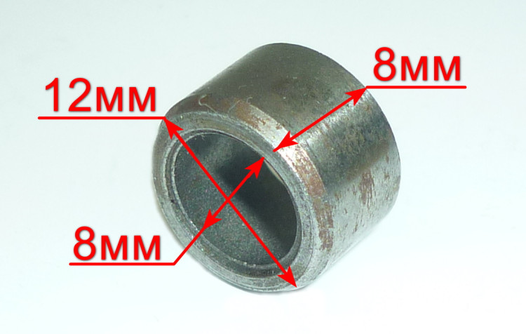Втулка 8х12х8 мм