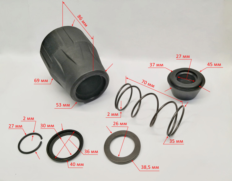Патрон в сборе для П-1200К-М(1-6) DESY