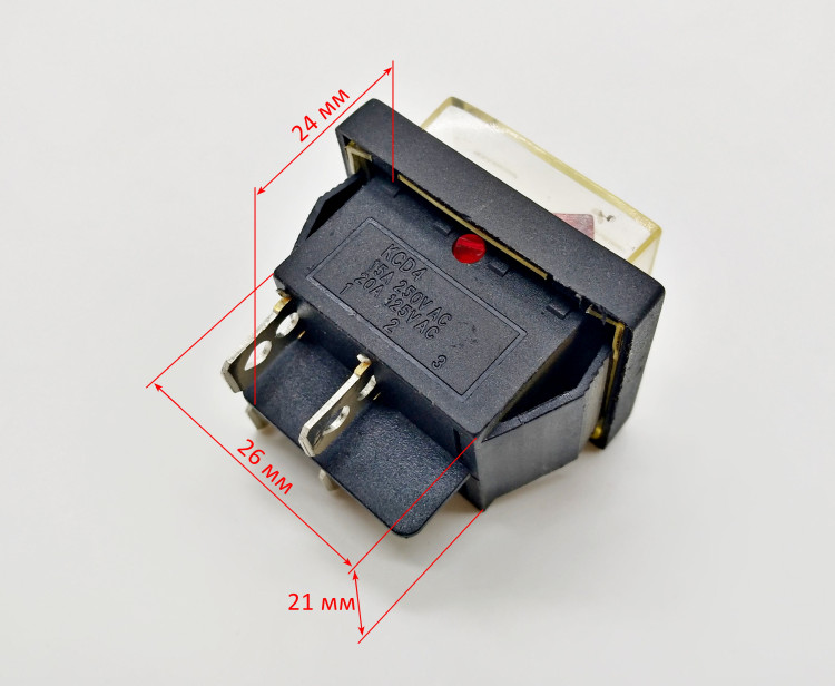 Выключатель КСД4 15А 250V