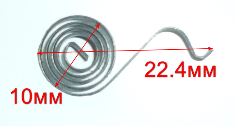 Пружина угольной щетки для УШМ-180/1300П(34) Вихрь, 180/1500П(35), 125/1200Э, 150/1400Э(36) Рес AND