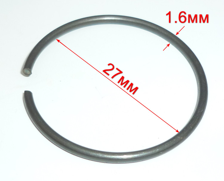 Стопорное кольцо из круглой проволоки 27х1,5 мм