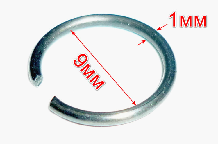 Стопорное кольцо из круглой проволоки 10х1 мм