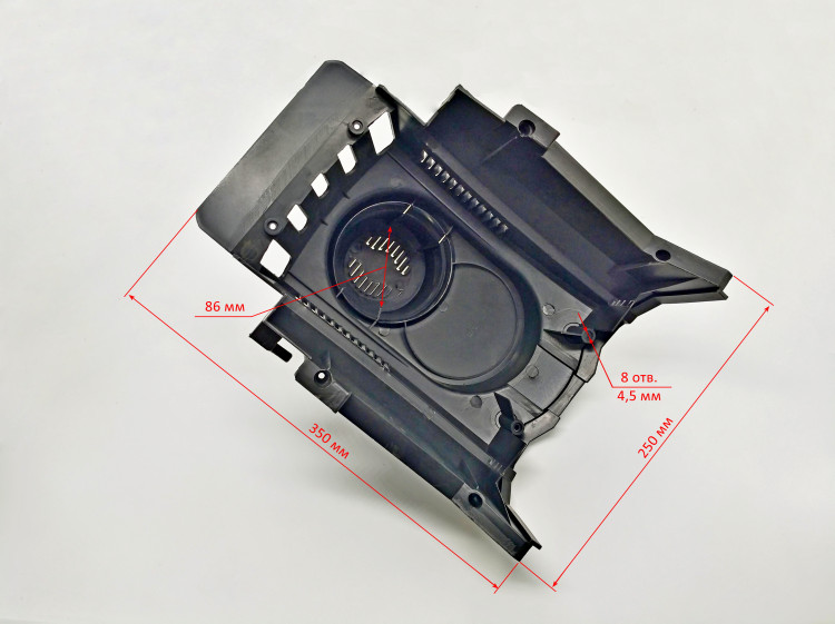Задняя нижняя часть корпуса для ESH-2500(3) TOPN, 2500(47) Ресанта LTE