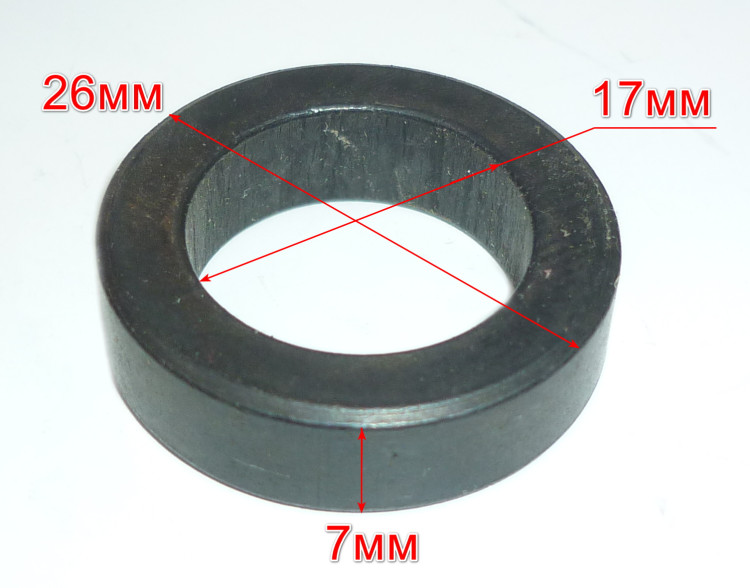 Втулка 17х26х7мм для П-1200К-М(60), П-1600К-М(71) DES