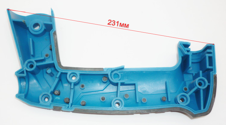 Правая половина ручки для П-1200К-М(103) DESY (синяя)