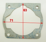 Прокладка цилиндра для GGD-52(50)WNХ,GGD-52,GGT-1300-2900,430-553(10)OOY,MP-25(52) TPW