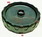 Колесо заднее d=200мм для GLM-5.0ST (45) WRS 61/61/874