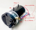 Электродвигатель в сборе с насосом REO 300W для ТДП-65000(34,38-52,64) RME