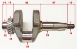 Коленвал для DN2700i, 4400i (19) КЕС