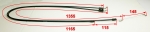 Тросик управления(сдвоенный)1500х1300мм, 1350х1160мм для GLM-5.0S(55) SAF