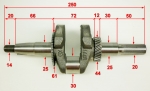 Коленвал для GMC-7.0 HSD, МК-8000М(16) SEC
